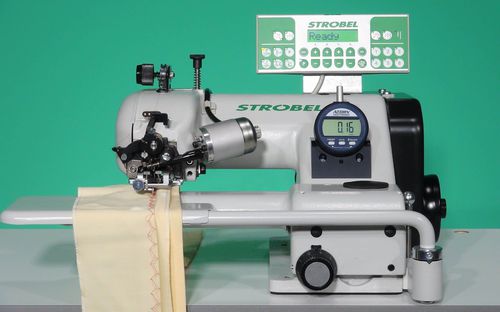 Máquina de coser punto de cadeneta - VEB200-2 - Strobel Spezialmaschinen GmbH - puntada invisible / de 1 aguja / de 1 hilo