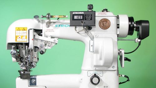 Máquina de coser punto anudado - 325-40D-TP - Strobel Spezialmaschinen GmbH - puntada invisible / de 1 aguja / de 2 hilos