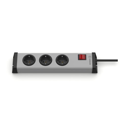 Regleta con interruptor - 0201x00032301 - Bodo Ehmann GmbH - 3 tomas