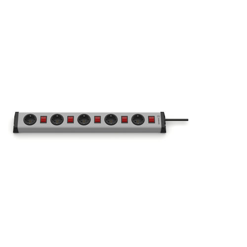 Regleta con interruptor - 0202x00052301 - Bodo Ehmann GmbH - 5 tomas