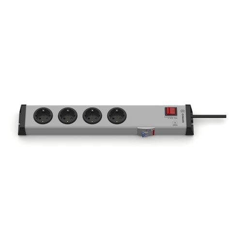 Regleta con interruptor - 0220x00042301 - Bodo Ehmann GmbH - 4 tomas