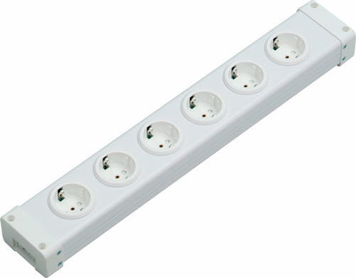 Regleta tipo schuko - 0109x0051 - Bodo Ehmann GmbH - 6 tomas