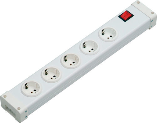 Regleta para conector CEI - 0105x0051 - Bodo Ehmann GmbH - con interruptor / 5 tomas
