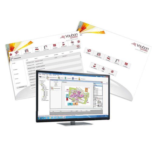 Software de gestión de control de acceso y de seguridad - VISOR LIGHT - Vauban Systems - de supervisión