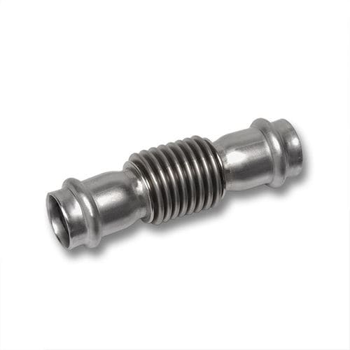Compensador de dilatación de metal - 9872L  - SANHA GmbH & Co. KG - redondo / axial