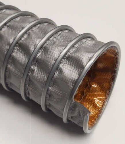 Conducto de aire flexible - ABC KAPTON 400 - ABC FLEX - de tejido / de acero galvanizado / espiralado