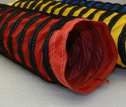 Conducto de aire flexible - ABC 80 - ABC FLEX - de tejidos / de acero / revestimiento de PVC