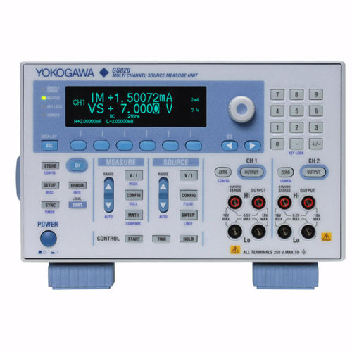 Unidad de medida de fuente multivía - GS820 - YOKOGAWA Europe - USB / con salida analógica