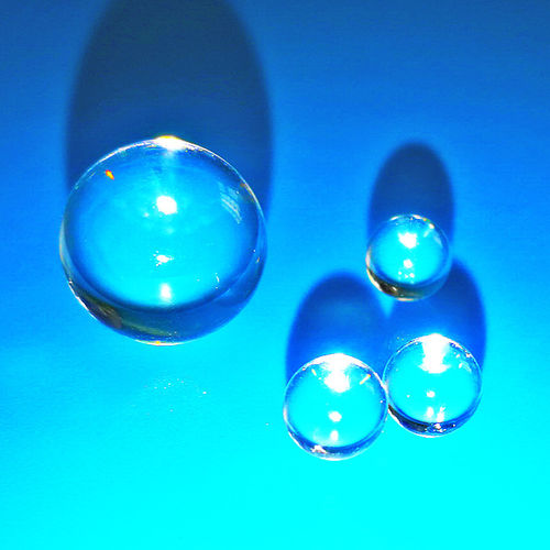 Lente bola - Changchun Yutai Optics Co., Ltd. - de vidrio / de sílice fundida / de zafiro
