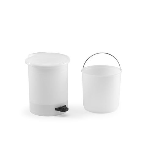 Cubo de basura de plástico - G616321 - GILAC PROFESIONNEL - para residuos domésticos / con tapa redonda / de pedal