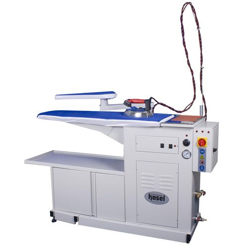 Mesa de planchado estrecha - HSL-KP-T2D - hasel ironing equipment - universal / aspirante y soplante / con generador de vapor