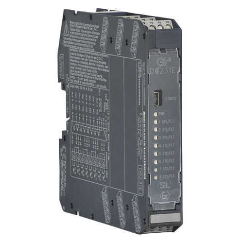 Repetidor industrial - D6231E - GM International S.p.A. - RS-485 / aislado / en riel DIN