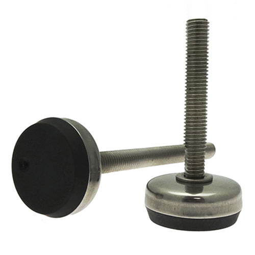 Pie de máquina - ADJ series - Vital Parts ltd - de acero inoxidable / reglable / roscado