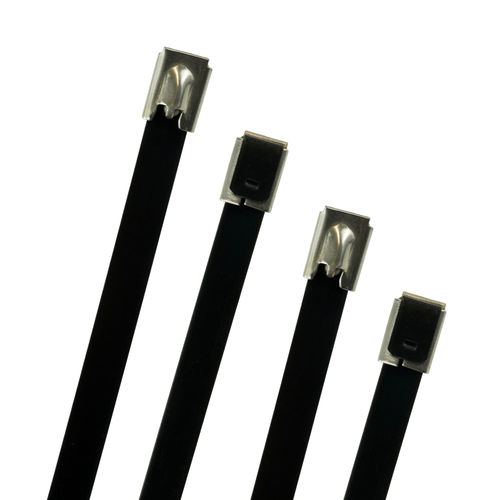 Sujetacables de metal - CTSS4.6-1000-PC - Vital Parts ltd - de acero inoxidable / de poliéster / autobloqueante
