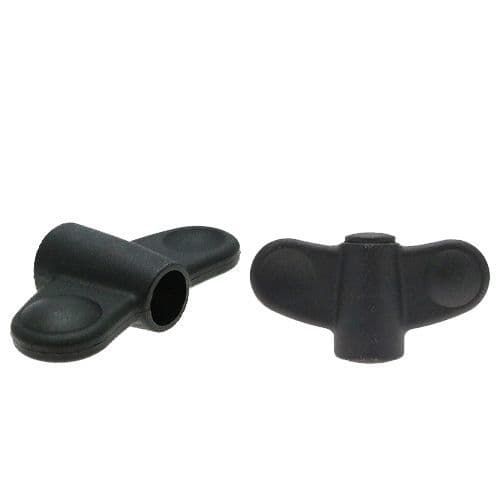 Tuerca mariposa - WING0210	 - Vital Parts ltd - de latón / de termoplástico / roscada