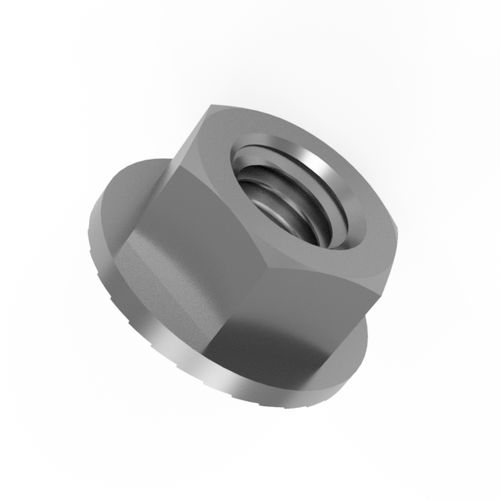 Tuerca hexagonal - SFN6923-M series - Vital Parts ltd - cilíndrica / con collarín / de acero inoxidable