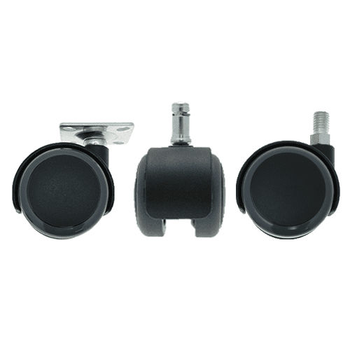 Ruedecilla giratoria - CST06 series - Vital Parts ltd - con varilla roscada / de acero / de caucho