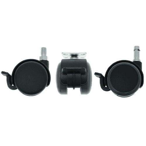 Ruedecilla fija - CST05 series - Vital Parts ltd - con platino giratorio / con varilla roscada / para mueble