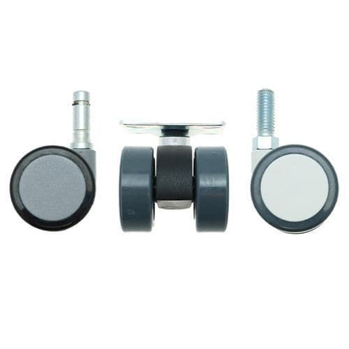 Ruedecilla fija - CST series - Vital Parts ltd - con platino giratorio / con varilla roscada / de poliamida