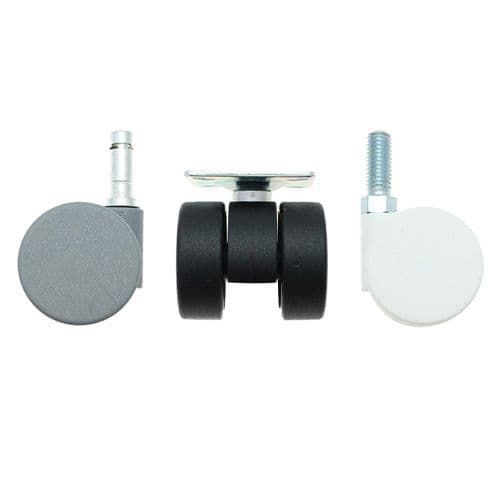 Ruedecilla fija - CST series - Vital Parts ltd - con platino giratorio / con varilla roscada / de poliamida