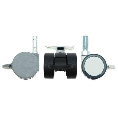 Ruedecilla fija - CST070-B - Vital Parts ltd - con platino giratorio / con varilla roscada / de poliamida