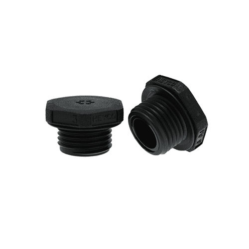 Tapón hexagonal - VENT1 series - Vital Parts ltd - roscado / de nailon / de copolímero