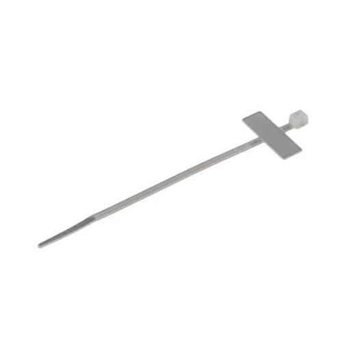 Sujetacables de nailon - CTM2.5-100N - Vital Parts ltd - con porta-etiquetas / autobloqueante
