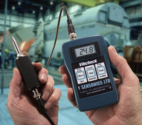 Vibrómetro portátil - Vibcheck - SENSONICS LTD - para el monitoreo de condiciones de máquina / para turbina / de bolsillo