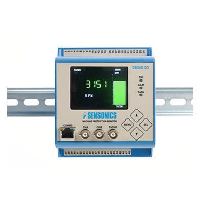 Monitor de seguridad para velocidad - DN26 G3 - SENSONICS LTD - en riel DIN