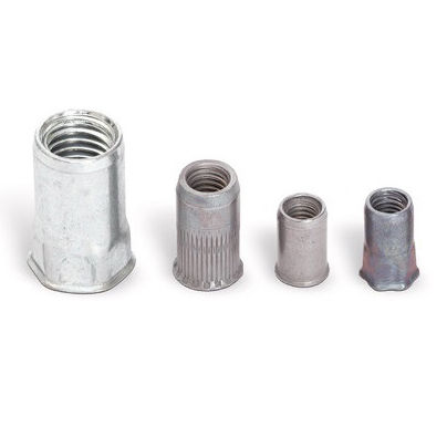 Tuerca autoinsertable remachable - HONSEL-Group - de metal / de cabeza avellanada