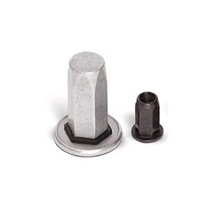 Tuerca autoinsertable remachable - Shank designs - HONSEL-Group - de metal