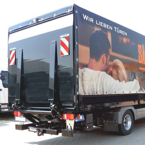 Puerta elevadora estándar - DL 1500L - DAUTEL GmbH - para camión