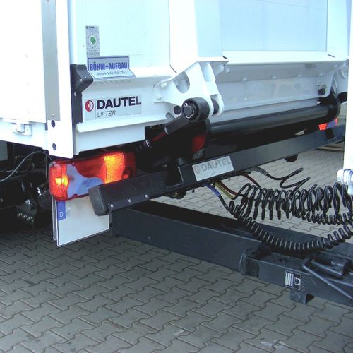 Puerta elevadora plegable - DL 2000T/2500T - DAUTEL GmbH - para camión