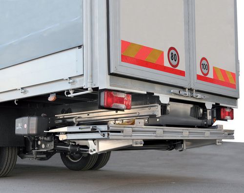 Puerta elevadora plegable - DS 750/950VE - DAUTEL GmbH - para camión