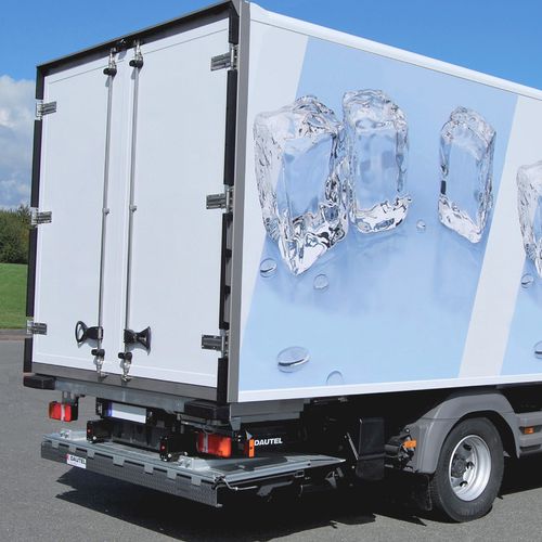 Puerta elevadora plegable - DS 1500/2000VAL/VA - DAUTEL GmbH - para camión