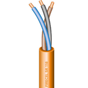 Cable óptico ignifugado - FIRECEL SR 118 - Cavicel - de datos / de alarma