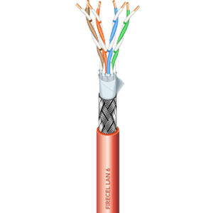 Cable óptico ignifugado - SF/UTP FRNC-LSZH - Cavicel - de datos / de alarma / de categoría 6