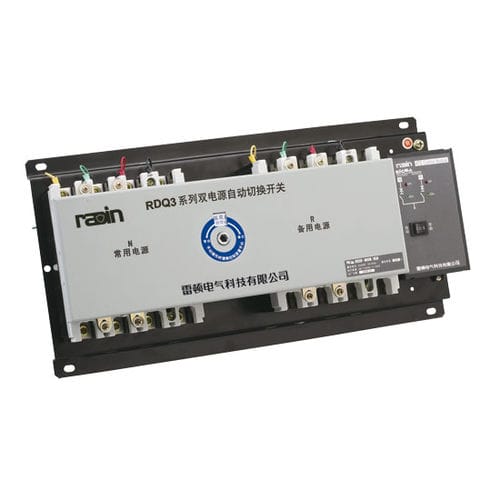 Commutador de transferencia automático - RDQ3CMA series - Radin Electric Technology Co., lTD - para alimentación de emergencia / 3 polos / de enclavamiento