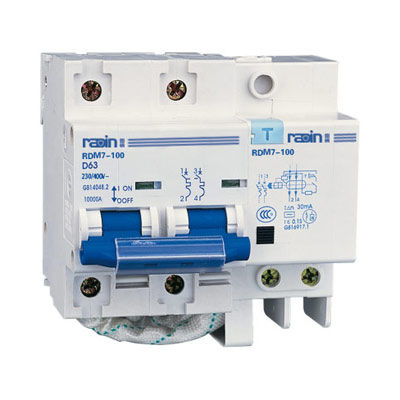 Disyuntor magnetotérmico - RDM7LE-100 series - Radin Electric Technology Co., lTD - de fuga a tierra / AC / para sobrecargas