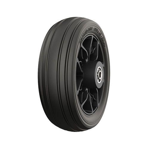 Rueda con aro - RN6U-150*45 series - Natural Technology Co., LTD. - de nailon / sólida / plana