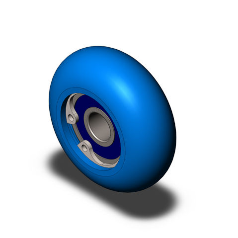 Roldana de rodamiento - TRN-200804-1602R - Fairlane Products - de nailon