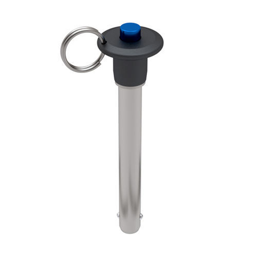 Pasador de liberación rápida con botón - BACS series - Fairlane Products - con anillo de elevación / de acero inoxidable