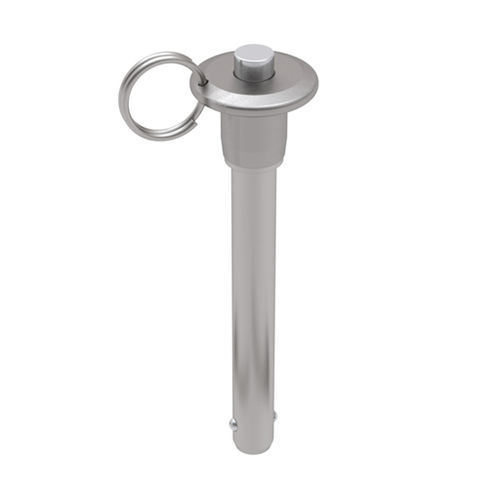 Pasador de liberación rápida con botón - BCCS series - Fairlane Products - con anillo de elevación / de acero inoxidable