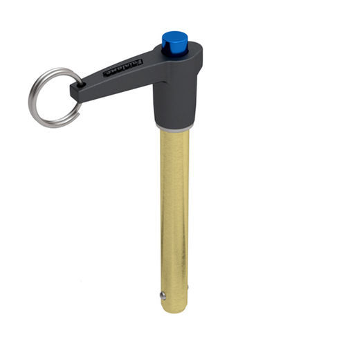Pasador de liberación rápida con botón - LAAS series - Fairlane Products - en forma de L / con anillo de elevación