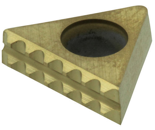 Plaquita de corte de carburo - TG-STD - Fairlane Products - para acero / triangular / con revestimiento