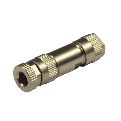 Conector M8 - 08F13000 - H.T.P. - de alimentación eléctrica / recto / circular