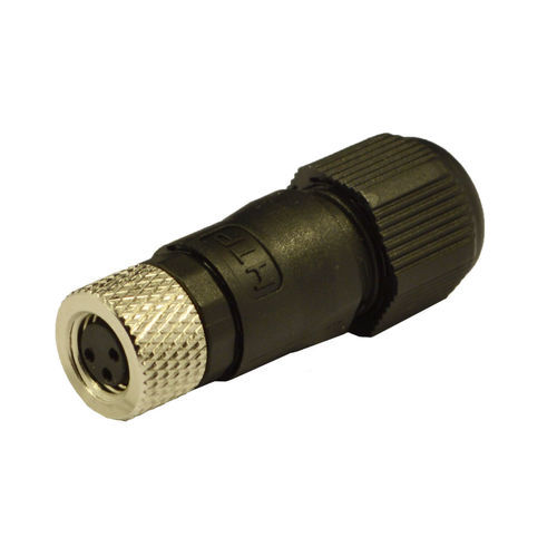 Conector M8 - 08FC3000-S-SK - H.T.P. - de alimentación eléctrica / recto / circular