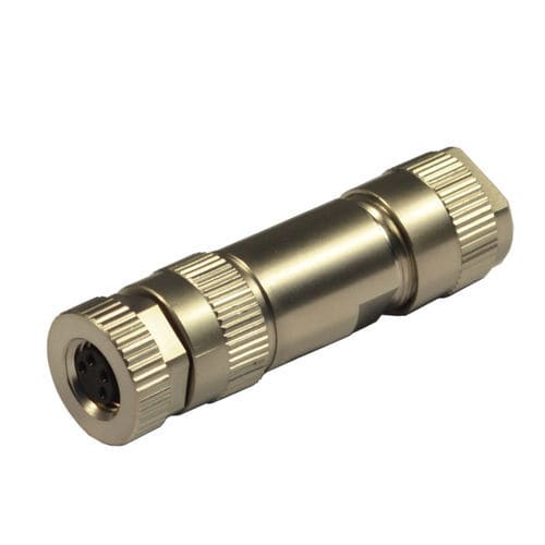 Conector M8 - 08F14000 - H.T.P. - de alimentación eléctrica / recto / circular