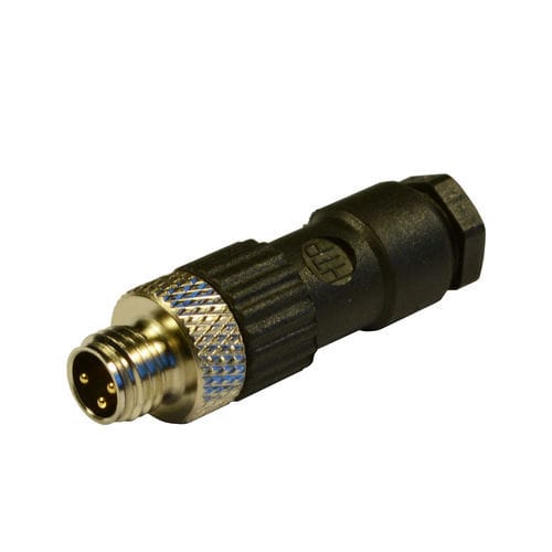 Conector M8 - 08MC3000 - H.T.P. - de alimentación eléctrica / DIN / recto