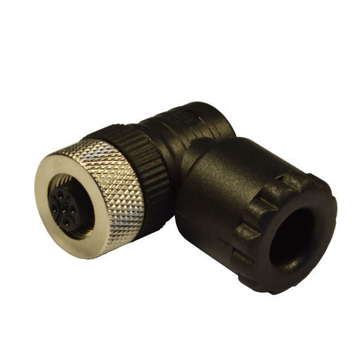 Conector M12 - 12FU4000 - H.T.P. - de alimentación eléctrica / en ángulo recto / circular